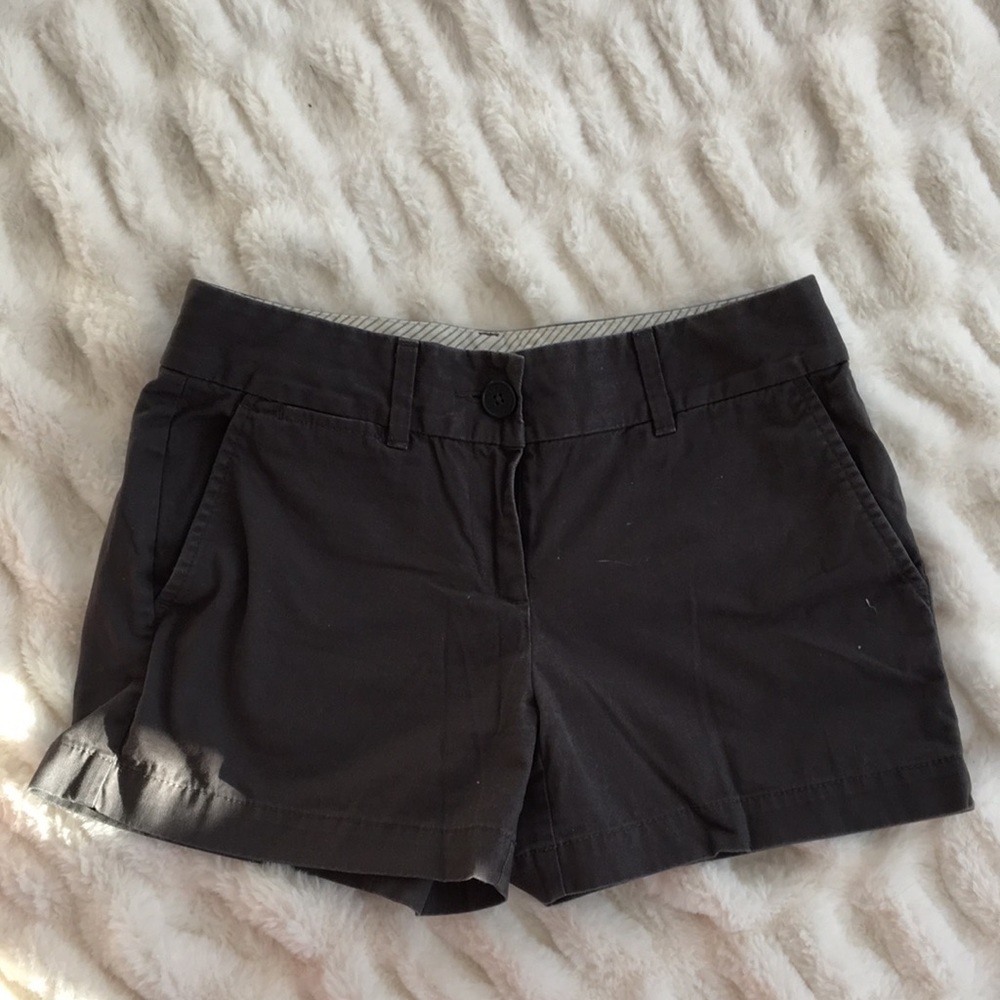 Loft Charcoal grey shorts. Size 00